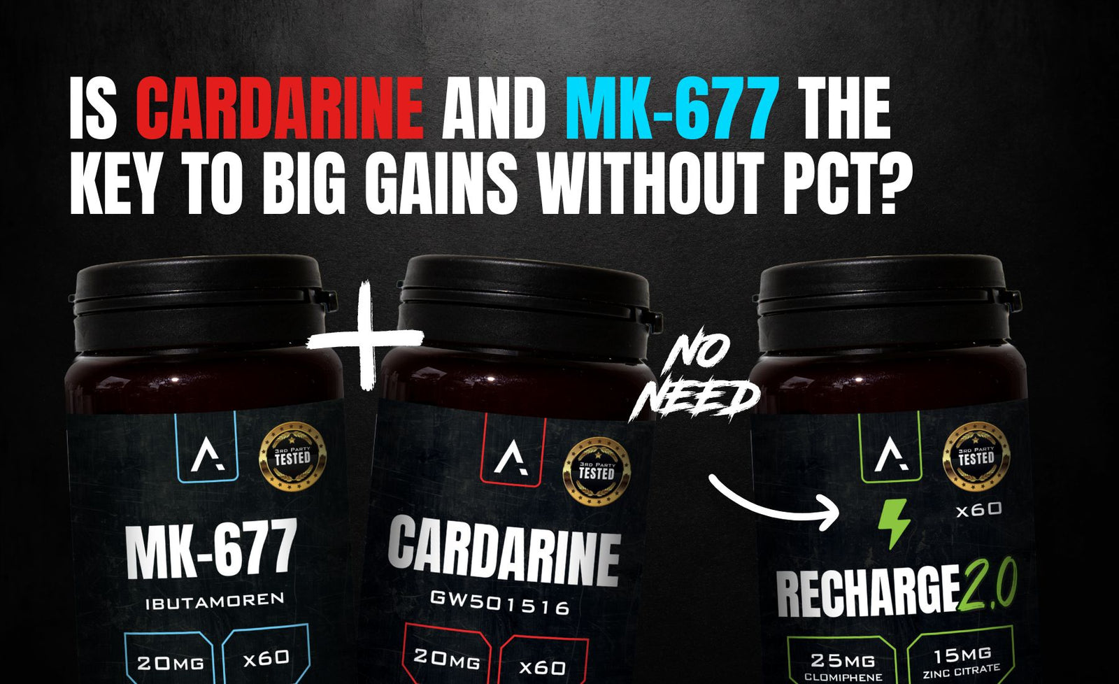 Stacking Cardarine MK-677 with APH Science Monster Stack