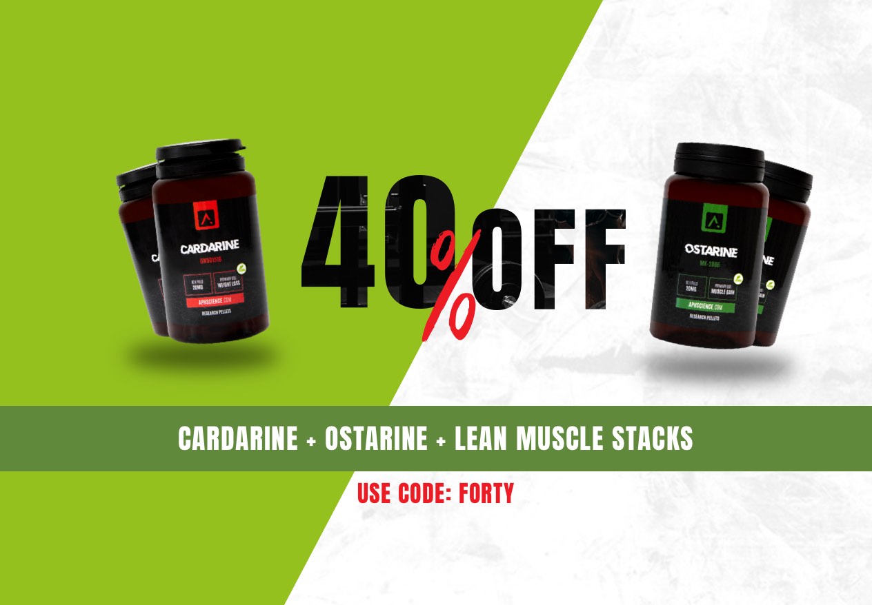 40% Off Cardarine + Ostarine Sale