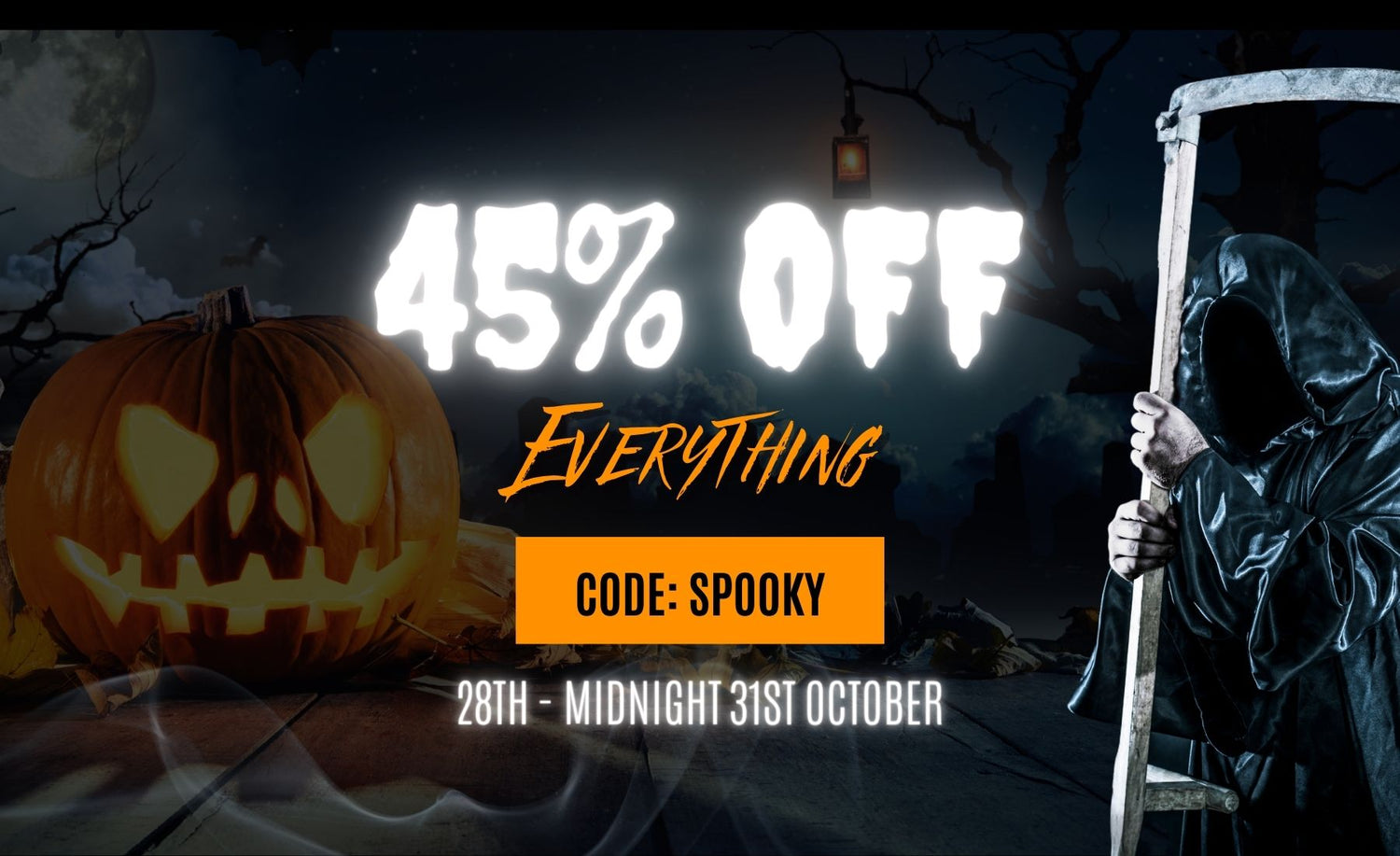Halloween 2022 45% Off Sale!