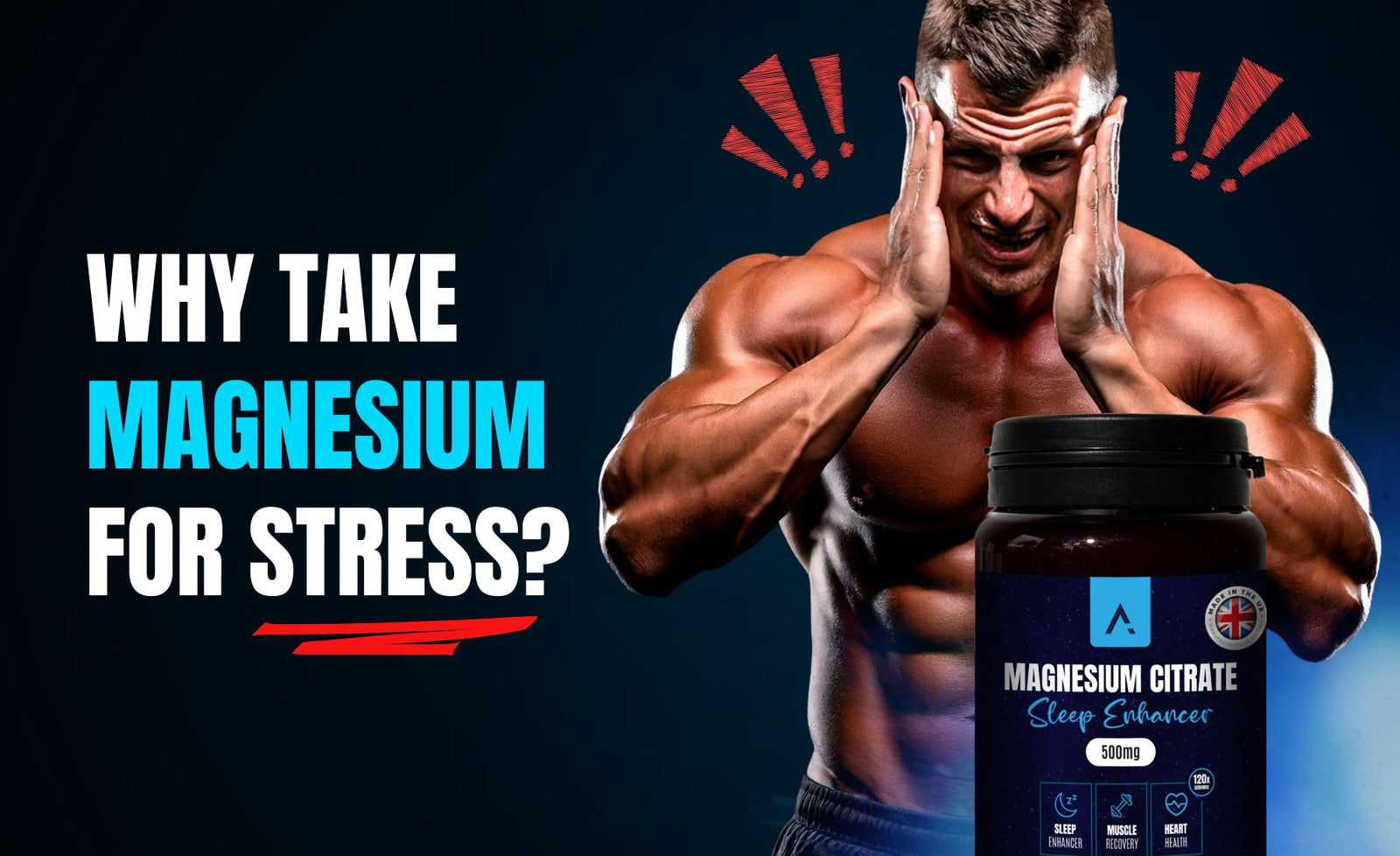 Magnesium citrate for stress relief