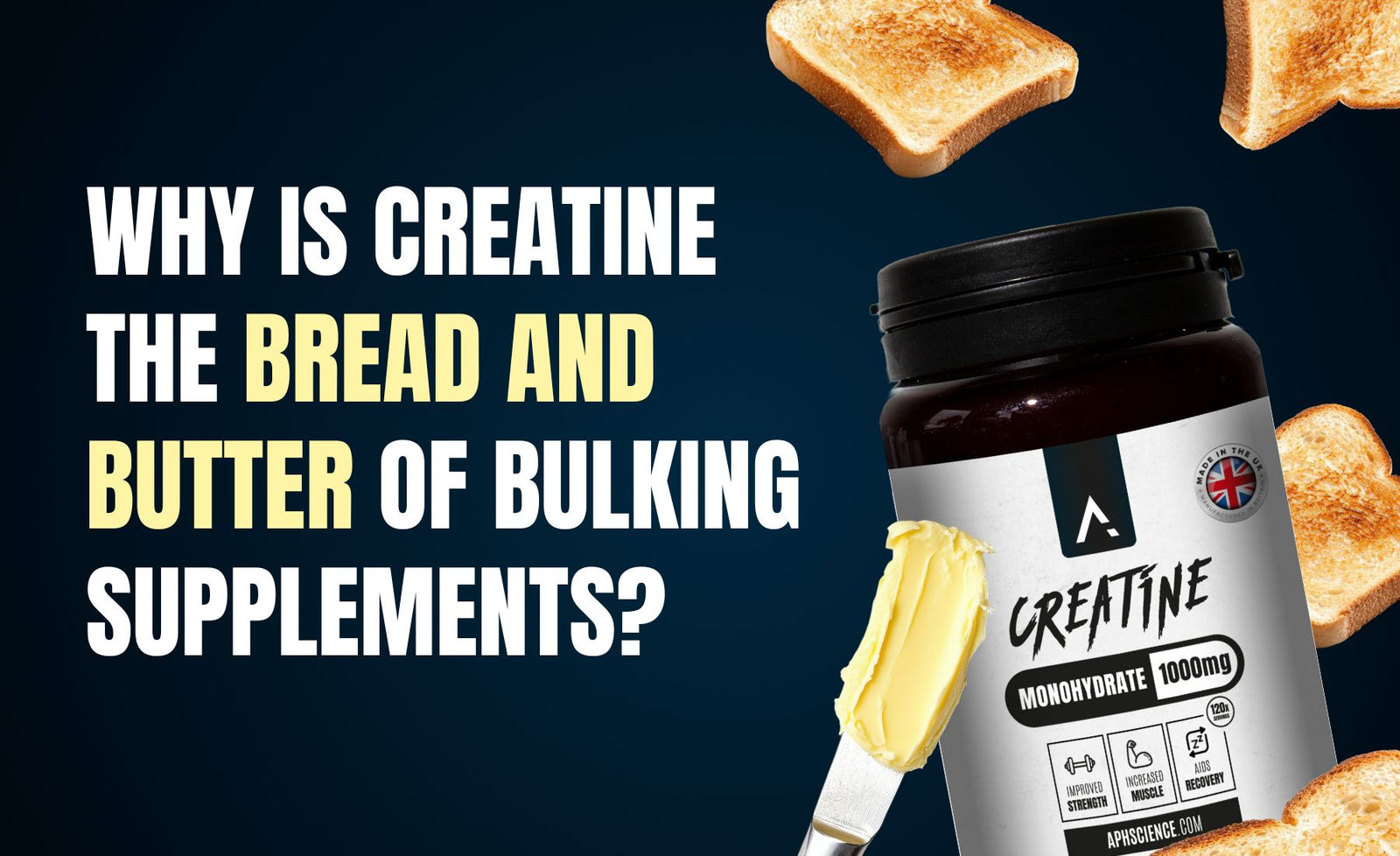 Creatine for bulking with APH Science Monohydrate Tablets