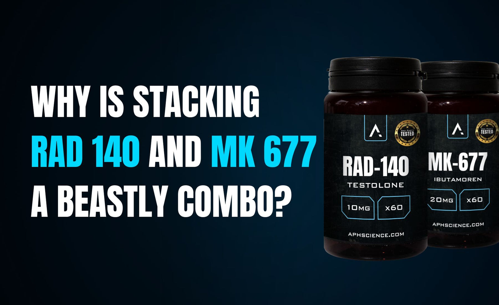 AD 140 and MK 677 stack for muscle growth