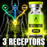 Retatrutide - 3 receptors GIP GLP-1 glucagon