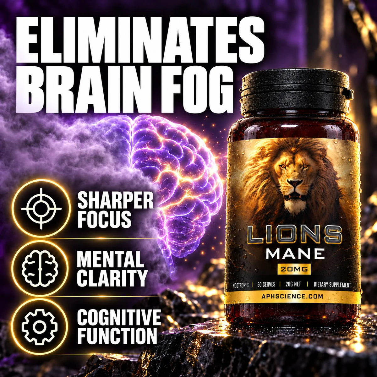 Eliminates Brain Fog
