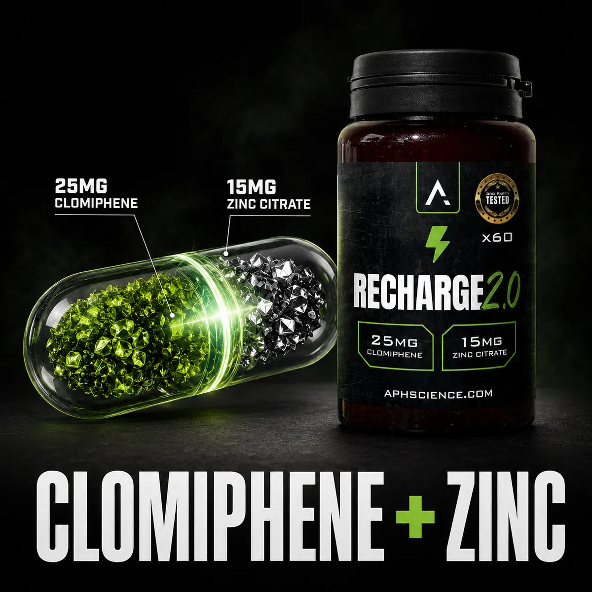Clomiphene + zinc