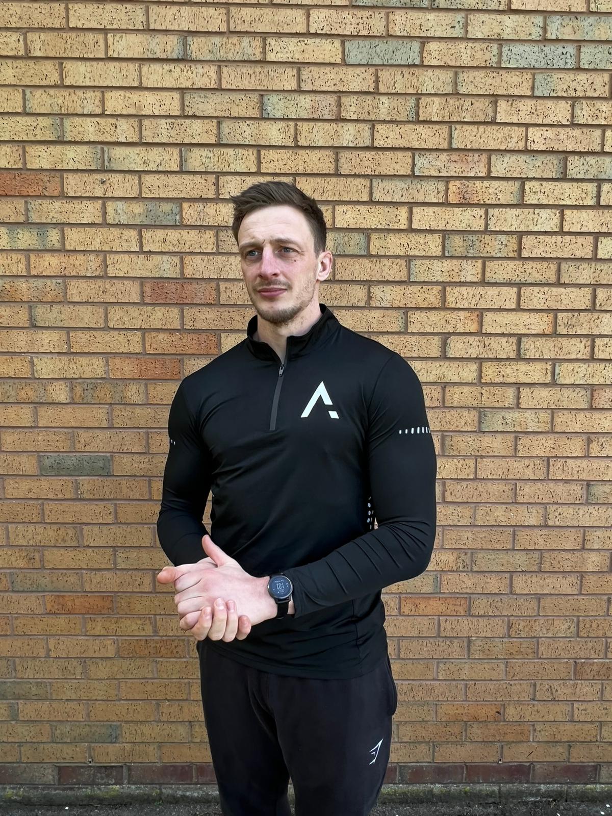 1/4 Zip Long Sleeve Performance Tee