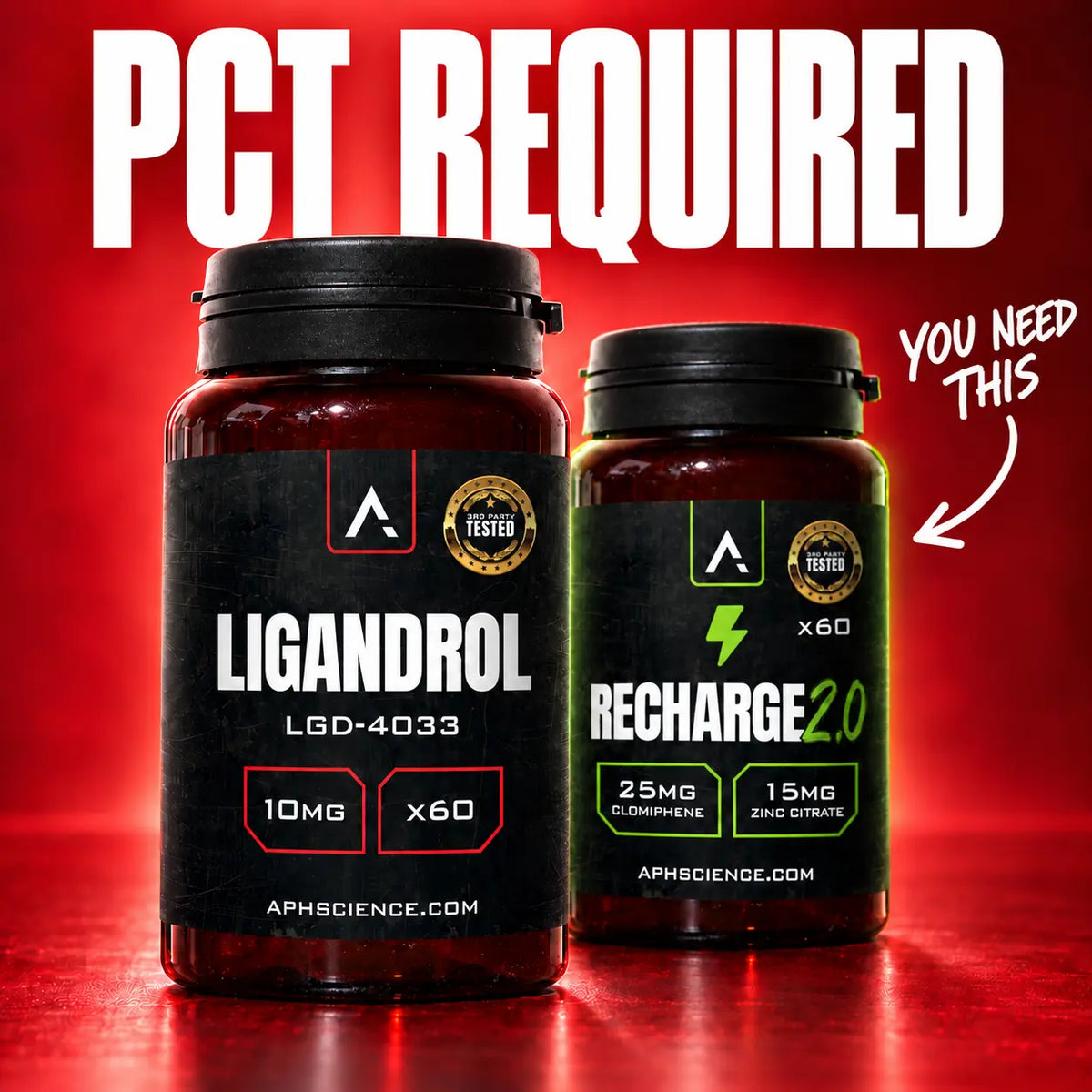 Ligandrol LGD-4033 - PCT required with Recharge 2.0