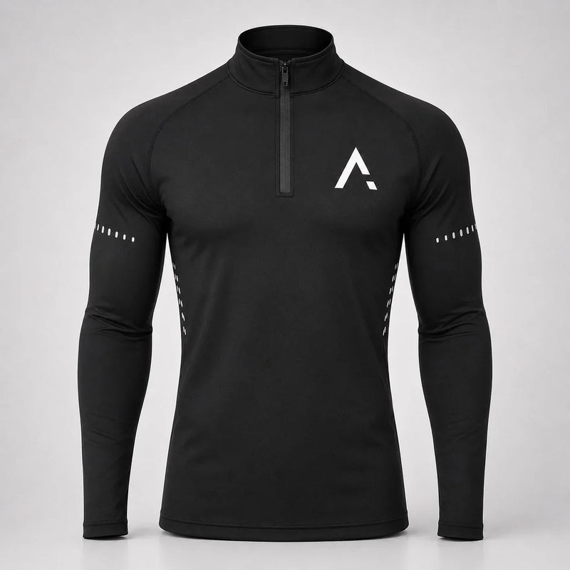1/4 Zip Long Sleeve Performance Tee