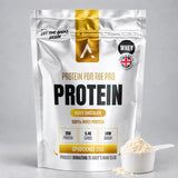 APH Whey Protein White Chocolate 1kg bag with scoop