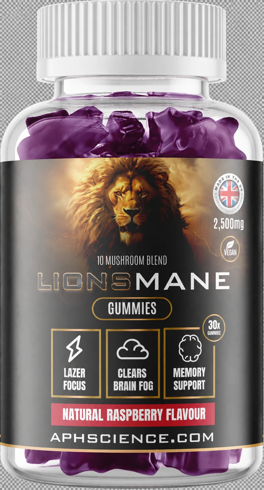Lions Mane Gummies (2,500mg)