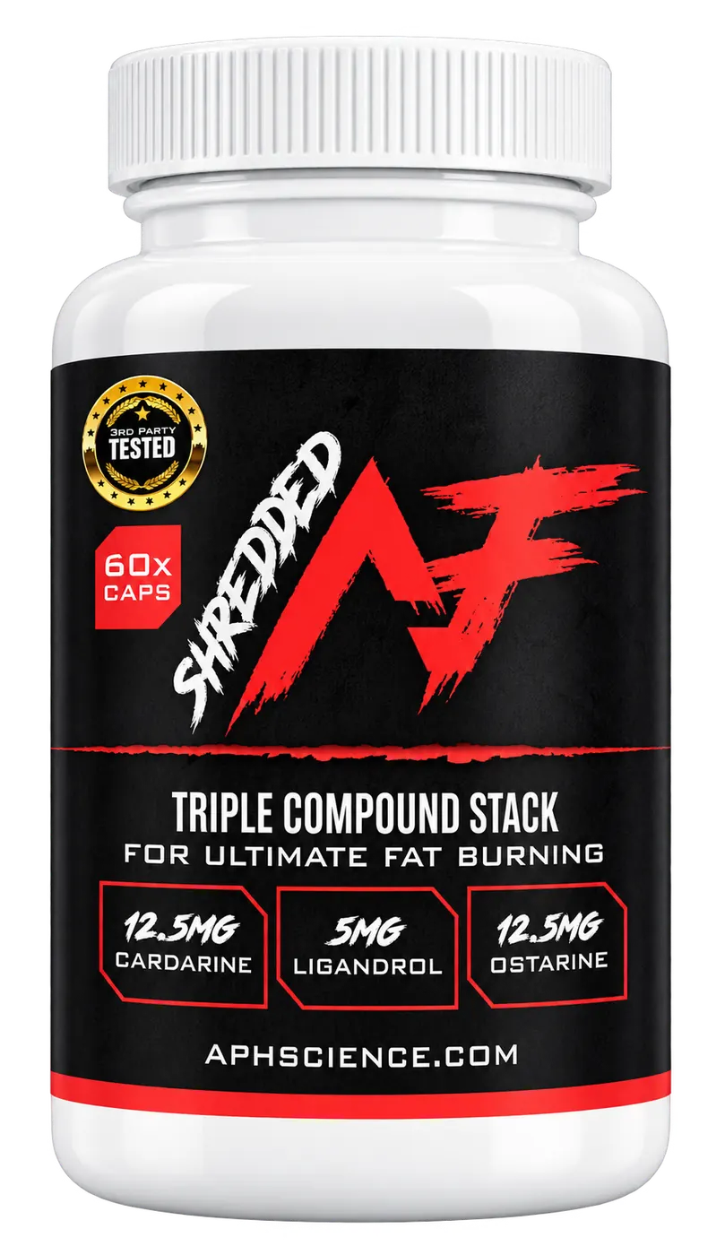 Shredded AF - Triple Compound Stack for Ultimate Fat Burning